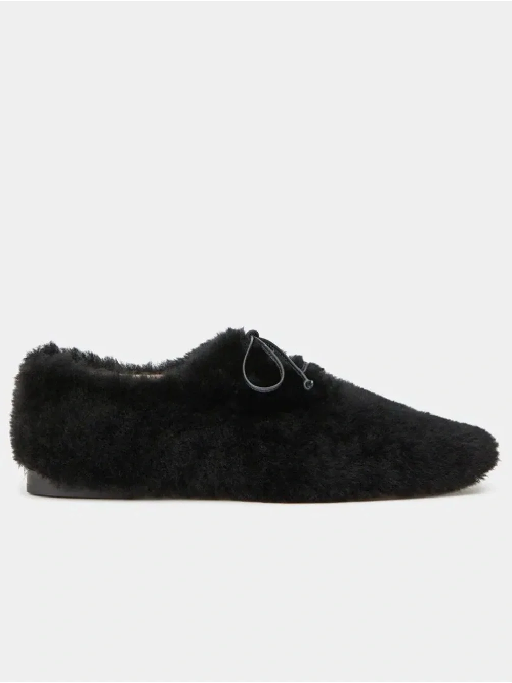LAFAYETTE 148 NEW YORK Shearling Laceup Derbyblack Men's Black